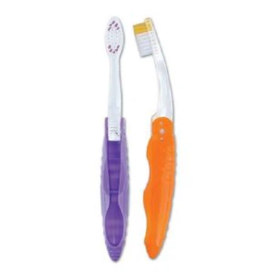 Kelionės dantų šepetėlis su dantų pasta