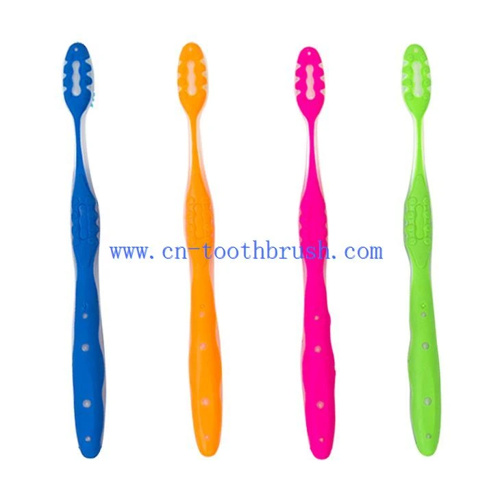 The Back Of Non-Slip Handle Adult Toothbrush