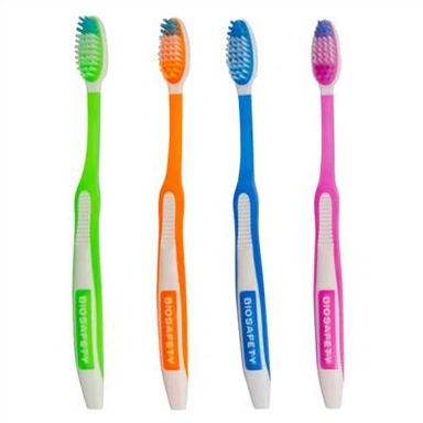 Atskirai apvyniotas minkštas suaugusiųjų dantų šepetėlis